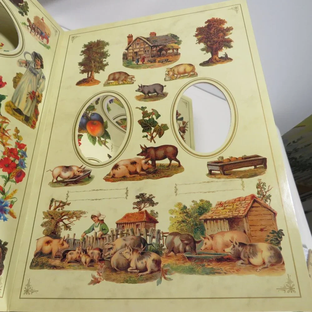 Victorian Vintage Style Photo Album: Country Memories Farmhouse